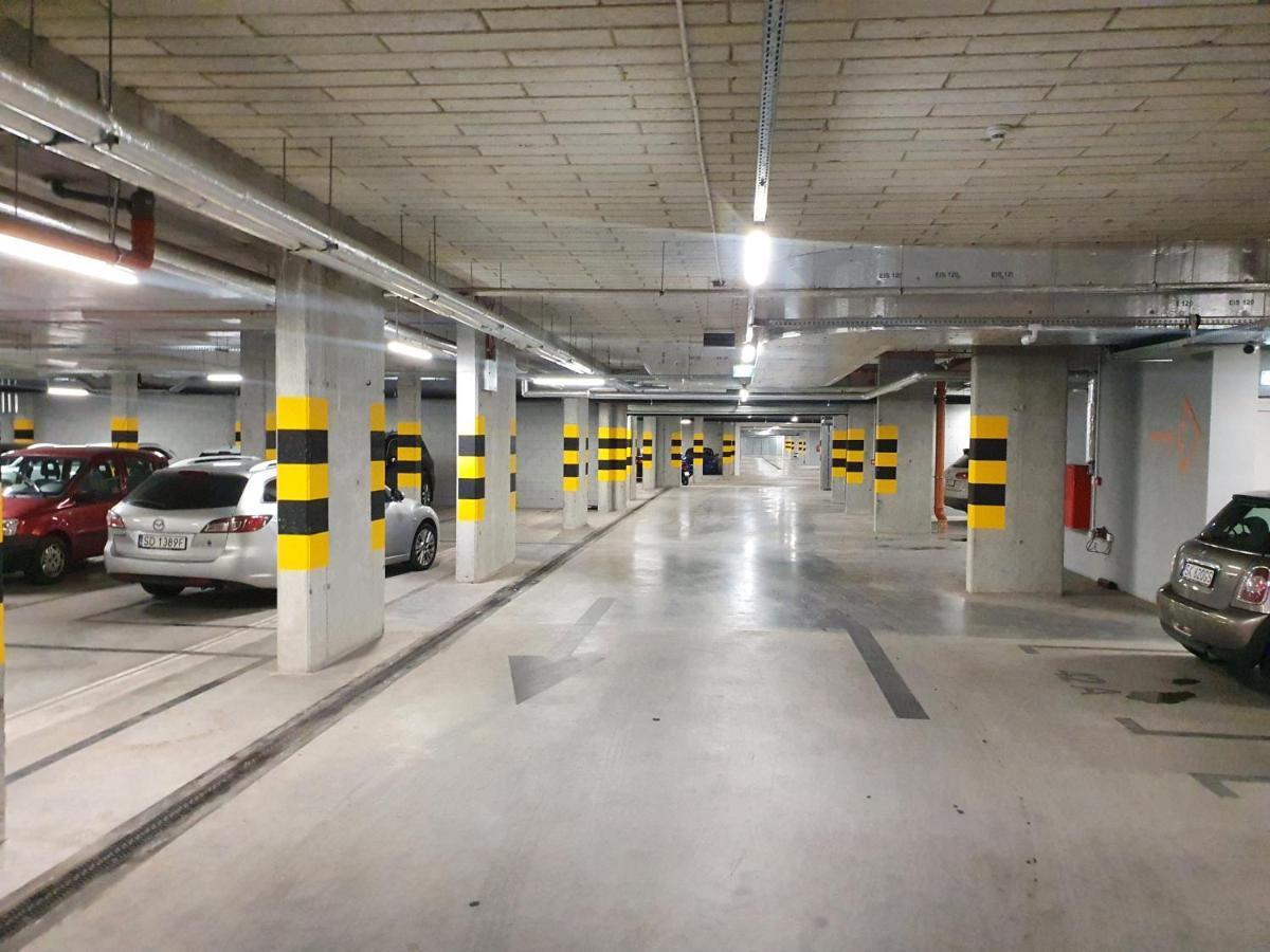 Apartamenty Ceglana Park -Parking W Hali Garazowej- Piekne Nowe Osiedle Katowice Buitenkant foto